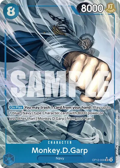 Monkey D. Garp OP12-056 Alternate Art OP12 Legacy of the Master
