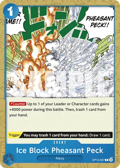 Ice Block Pheasant Peck OP12-057 OP12 Legacy of the Master