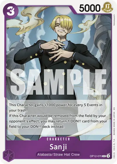 Sanji OP12-070 OP12 Legacy of the Master