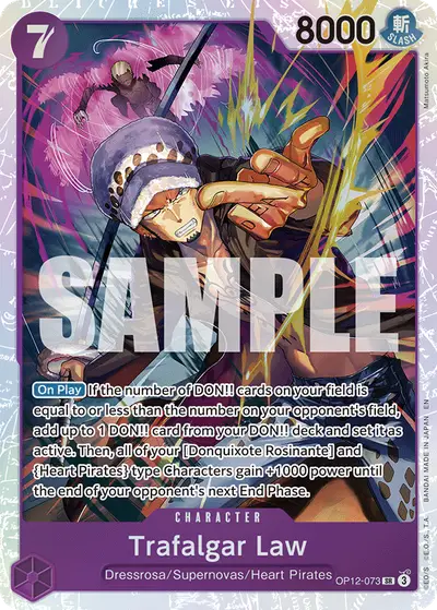 Trafalgar Law OP12-073 OP12 Legacy of the Master
