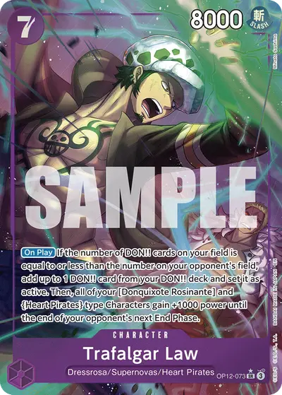 Trafalgar Law OP12-073 Alternate Art OP12 Legacy of the Master
