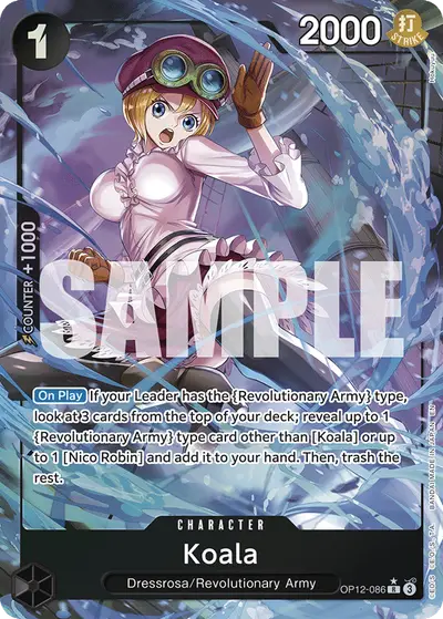 Koala OP12-086 Alternate Art OP12 Legacy of the Master