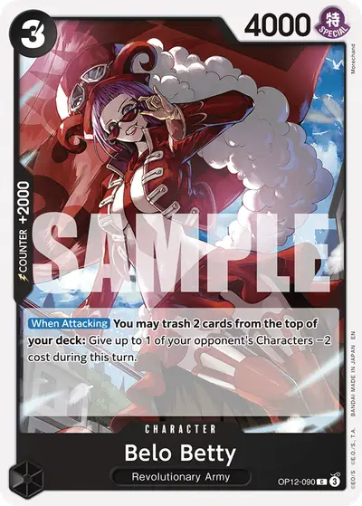 Belo Betty OP12-090 OP12 Legacy of the Master