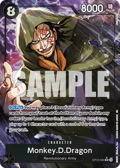 Monkey D. Dragon OP12-094 Alternate Art OP12 Legacy of the Master