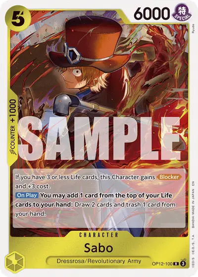 Sabo OP12-100 OP12 Legacy of the Master