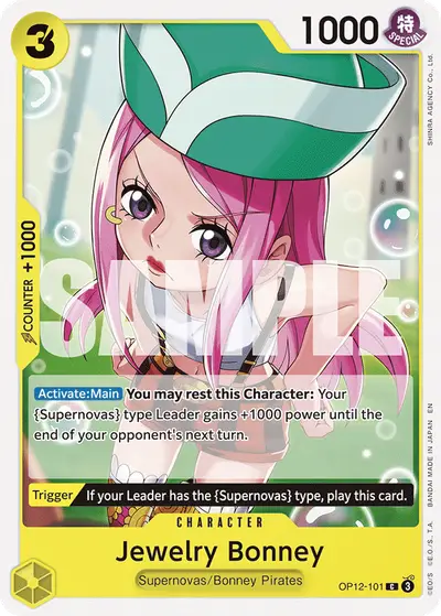 Jewelry Bonney OP12-101 OP12 Legacy of the Master