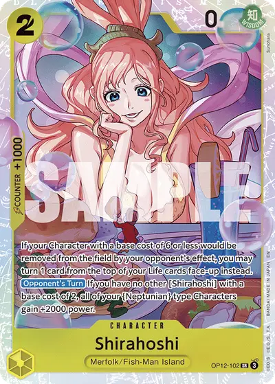 Shirahoshi OP12-102 OP12 Legacy of the Master