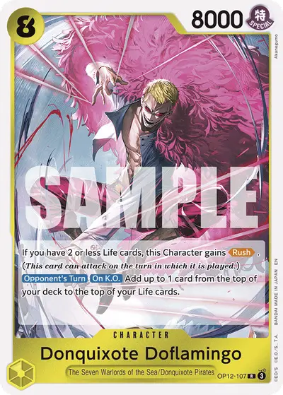 Donquixote Doflamingo OP12-107 OP12 Legacy of the Master