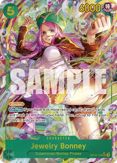 Jewelry Bonney OP12-118 Alternate Art OP12 Legacy of the Master