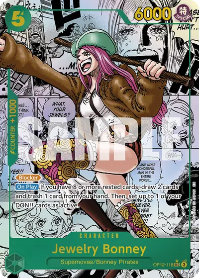 Jewelry Bonney OP12-118 Manga OP12 Legacy of the Master