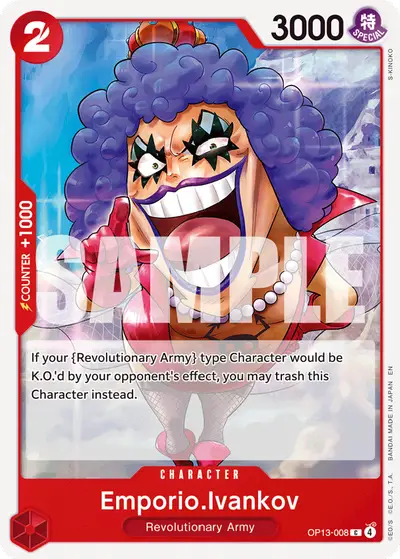 Emporio Ivankov OP13-008 OP13 Carrying On His Will
