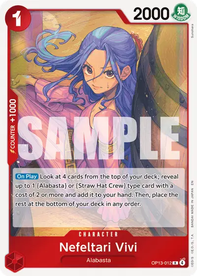 Nefeltari Vivi OP13-012 OP13 Carrying On His Will