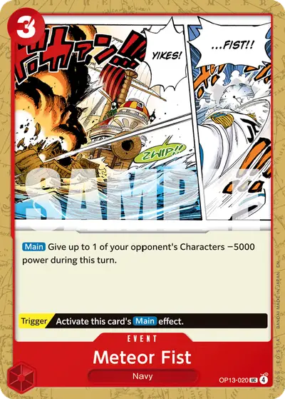 Meteor Fist OP13-020 OP13 Carrying On His Will