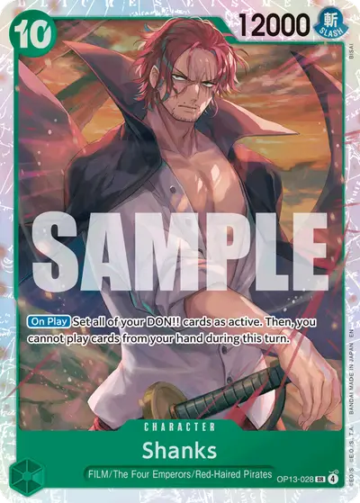 Shanks OP13-028 OP13 Carrying On His Will