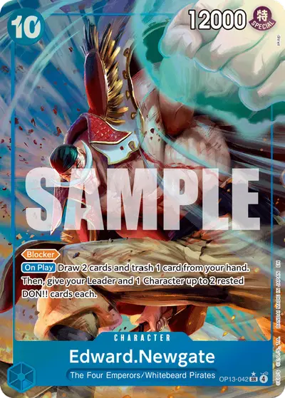 Edward Newgate OP13-042 Alternate Art OP13 Carrying On His Will