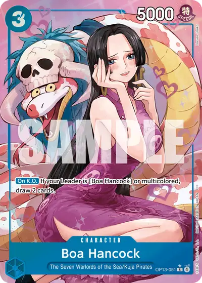 Boa Hancock OP13-051 Alternate Art OP13 Carrying On His Will