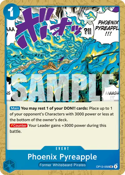 Phoenix Pyreapple OP13-058 OP13 Carrying On His Will
