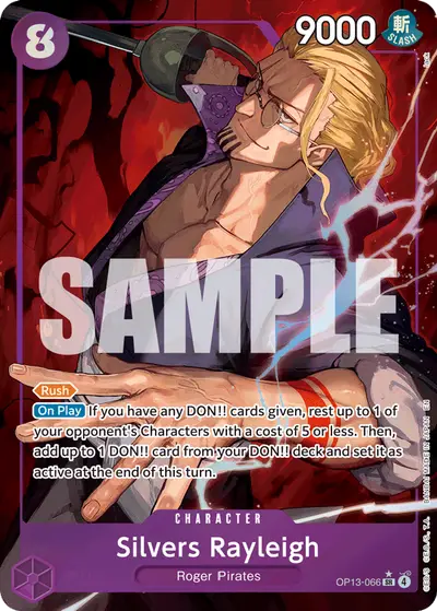 Silvers Rayleigh OP13-066 Alternate Art OP13 Carrying On His Will