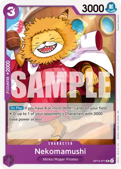 Nekomamushi OP13-071 OP13 Carrying On His Will
