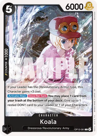 Koala OP13-081 Reprint 1 ST35 Red/Black Sabo