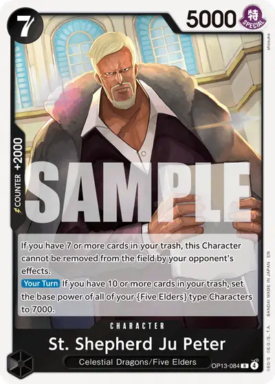 St. Shepherd Ju Peter OP13-084 OP13 Carrying On His Will