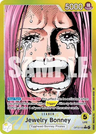 Jewelry Bonney OP13-100 Alternate Art OP13 Carrying On His Will