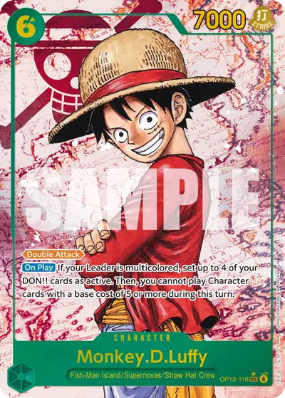 Monkey D. Luffy OP13-118 Parallel OP13 Carrying On His Will