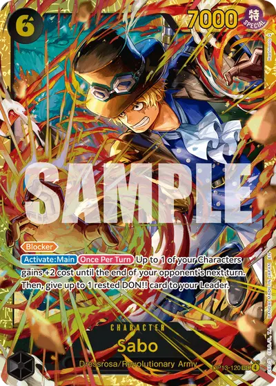 Sabo OP13-120 OP13 Carrying On His Will
