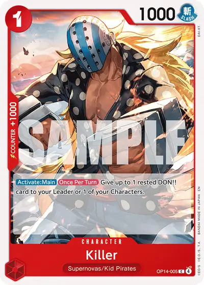 Killer OP14-005 OP14 The Azure Sea's Seven