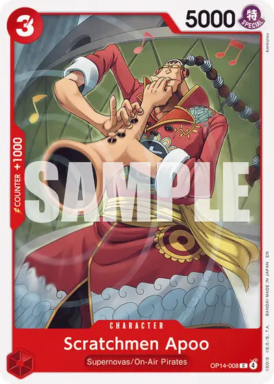 Scratchmen Apoo OP14-008 OP14 The Azure Sea's Seven