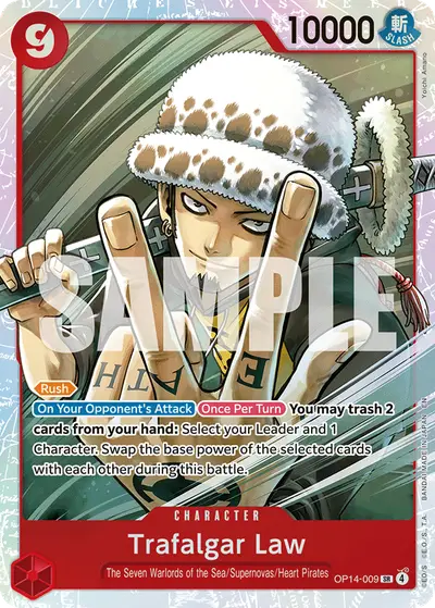 Trafalgar Law OP14-009 OP14 The Azure Sea's Seven