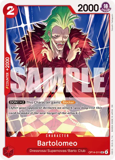 Bartolomeo OP14-011 OP14 The Azure Sea's Seven