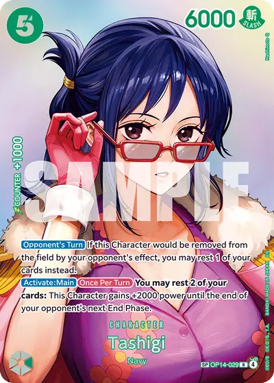 Tashigi OP14-029 SP OP16 The Time of Battle