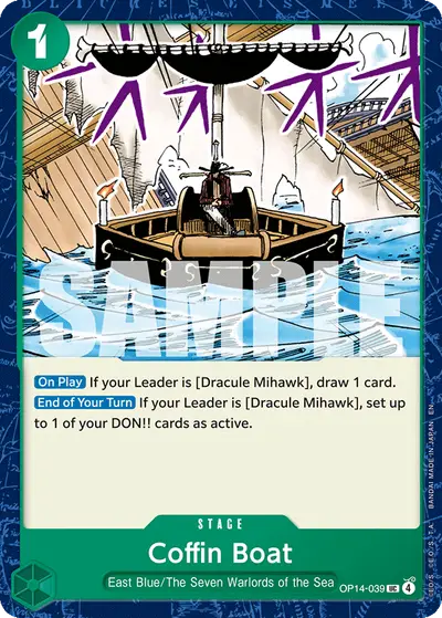 Coffin Boat OP14-039 OP14 The Azure Sea's Seven