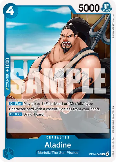 Aladine OP14-043 OP14 The Azure Sea's Seven