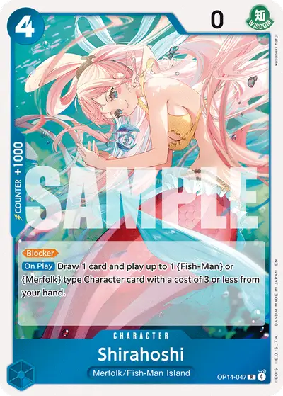 Shirahoshi OP14-047 OP14 The Azure Sea's Seven