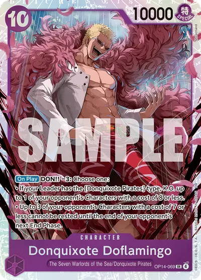 Donquixote Doflamingo OP14-069 OP14 The Azure Sea's Seven
