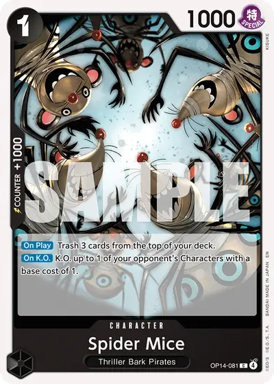 Spider Mice OP14-081 OP14 The Azure Sea's Seven