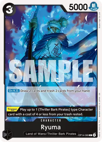 Ryuma OP14-089 OP14 The Azure Sea's Seven