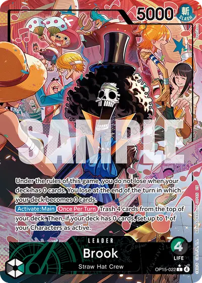 Brook OP15-022 Alternate Art OP15 Adventure on Kami's Island
