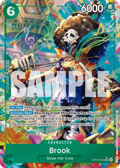 Brook OP15-032 Alternate Art OP15 Adventure on Kami's Island