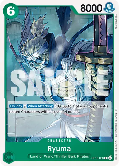Ryuma OP15-036 OP15 Adventure on Kami's Island