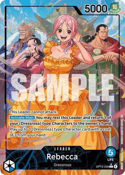 Rebecca OP15-039 Alternate Art OP15 Adventure on Kami's Island