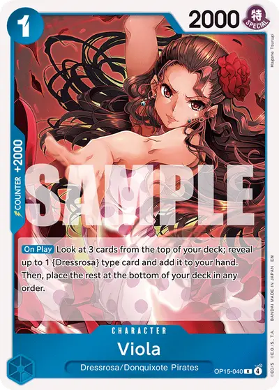 Viola OP15-040 OP15 Adventure on Kami's Island