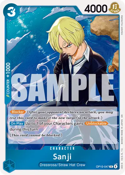 Sanji OP15-047 OP15 Adventure on Kami's Island