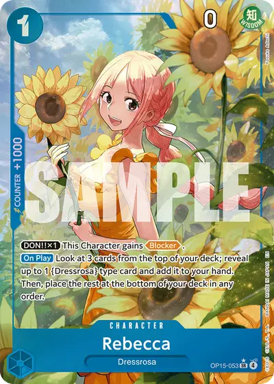 Rebecca OP15-053 Alternate Art OP15 Adventure on Kami's Island