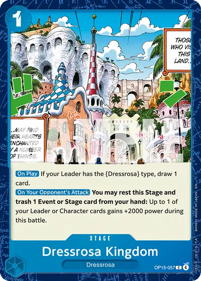 Dressrosa Kingdom OP15-057 OP15 Adventure on Kami's Island