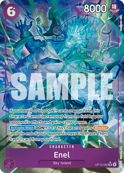 Enel OP15-060 Alternate Art OP15 Adventure on Kami's Island