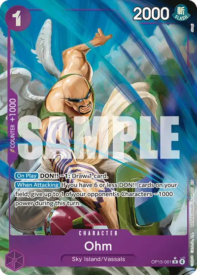 Ohm OP15-061 Alternate Art OP15 Adventure on Kami's Island