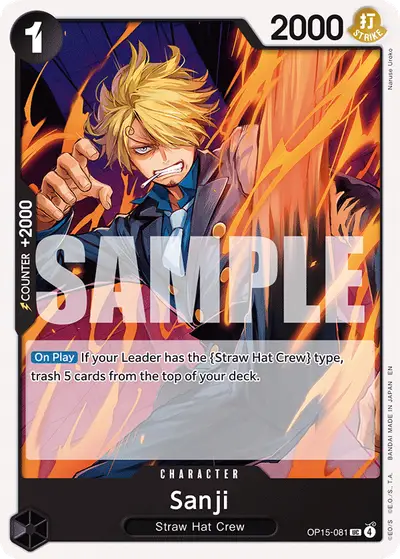 Sanji OP15-081 OP15 Adventure on Kami's Island
